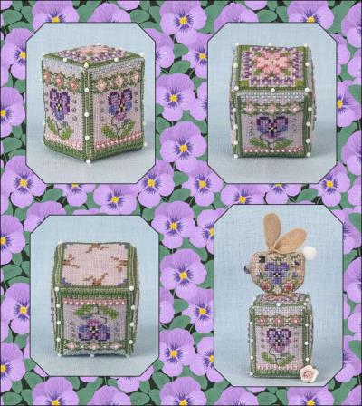 JN322 Pansy Rose Cube JN322 Pansy Rose Cube